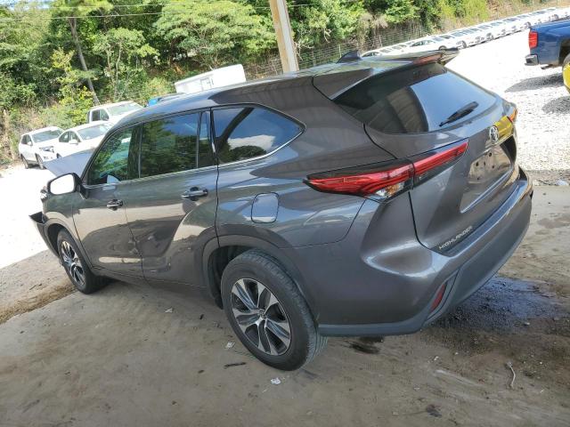 5TDGZRAH5MS531260 - 2021 TOYOTA HIGHLANDER XLE GRAY photo 2