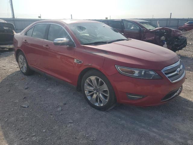 1FAHP2JWXBG148850 - 2011 FORD TAURUS LIMITED RED photo 4