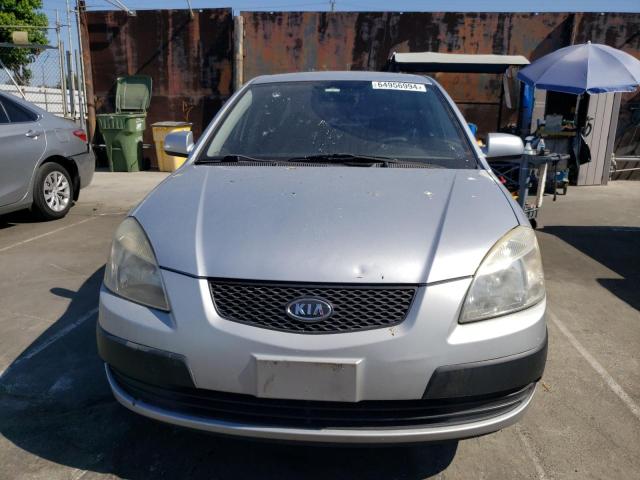 KNADE223096495992 - 2009 KIA RIO BASE SILVER photo 5