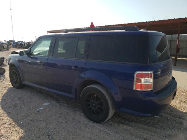 2FMGK5B85EBD11661 - 2014 FORD FLEX SE BLUE photo 2