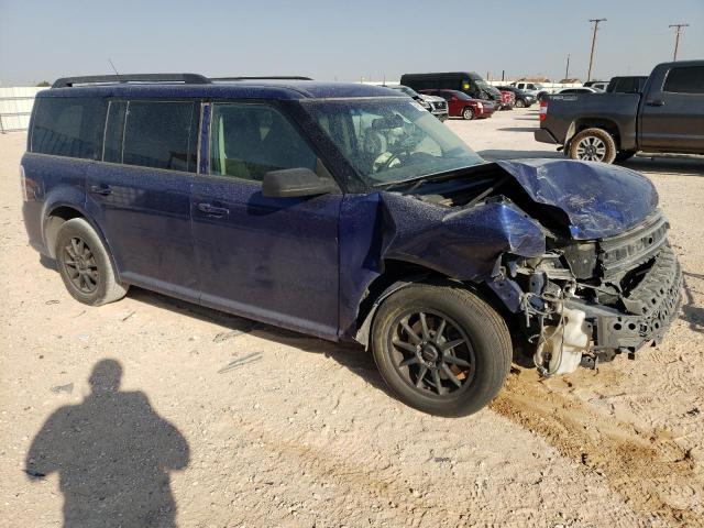 2FMGK5B85EBD11661 - 2014 FORD FLEX SE BLUE photo 4