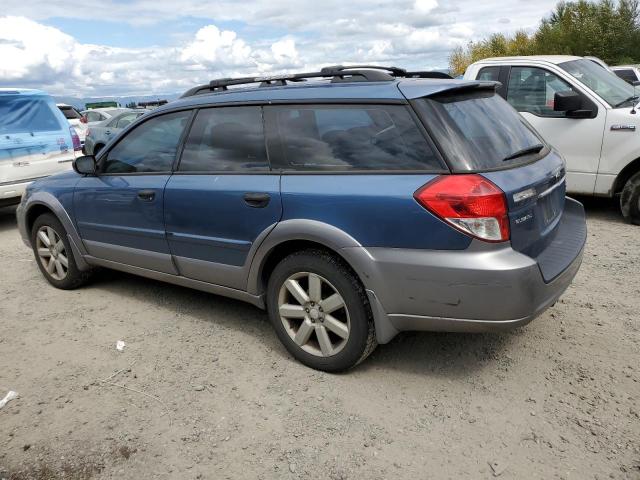 4S4BP61C596345997 - 2009 SUBARU OUTBACK 2.5I BLUE photo 2