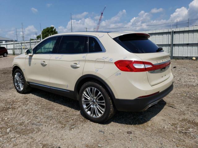 2LMPJ8LR8JBL29274 - 2018 LINCOLN MKX RESERVE Բեժ լուսանկար 2