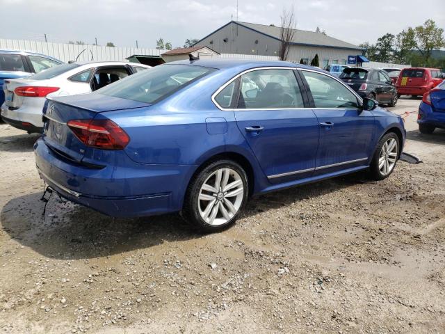 1VWCT7A32HC071455 - 2017 VOLKSWAGEN PASSAT SEL PREMIUM BLUE photo 3