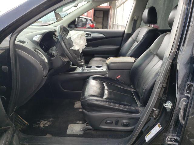 5N1DR2MN8KC655125 - 2019 NISSAN PATHFINDER S BLACK photo 7