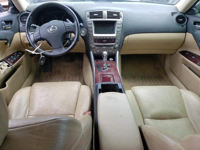 JTHBK262562001440 - 2006 LEXUS IS 250 BLACK photo 8