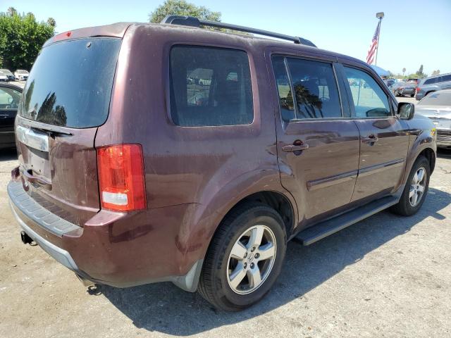 5FNYF3H71BB051936 - 2011 HONDA PILOT EXLN MAROON photo 3