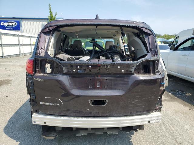 2C4RC1EG5HR778130 - 2017 CHRYSLER PACIFICA TOURING L PLUS MAROON photo 6