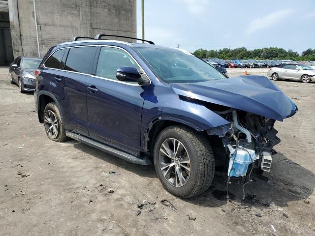 5TDJKRFH2GS258284 - 2016 TOYOTA HIGHLANDER XLE Mavi foto 4