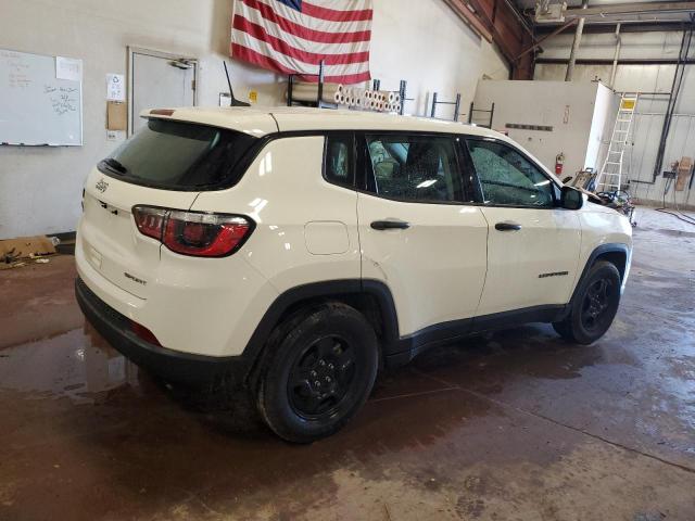 3C4NJCAB2KT834880 - 2019 JEEP COMPASS SPORT WHITE photo 3