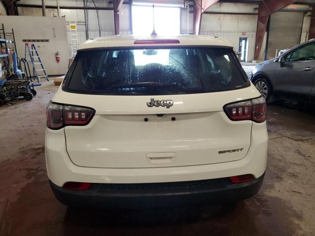 3C4NJCAB2KT834880 - 2019 JEEP COMPASS SPORT WHITE photo 6
