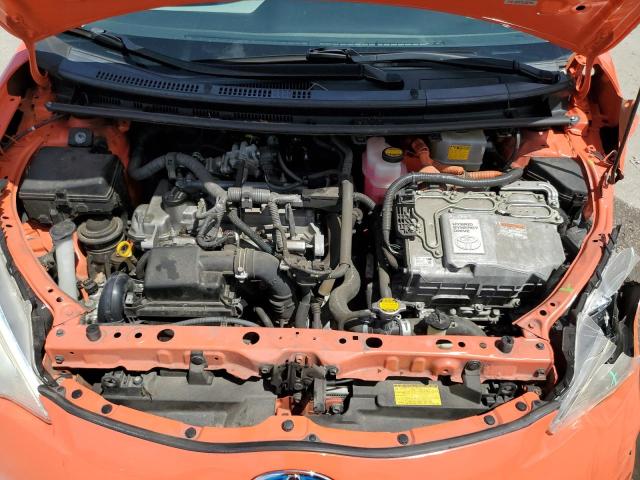 JTDKDTB38C1021182 - 2012 TOYOTA PRIUS C ORANGE photo 12