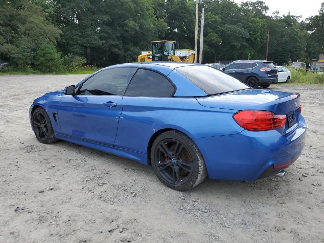 WBA3T7C56F5A36601 - 2015 BMW 435 XI BLUE photo 2