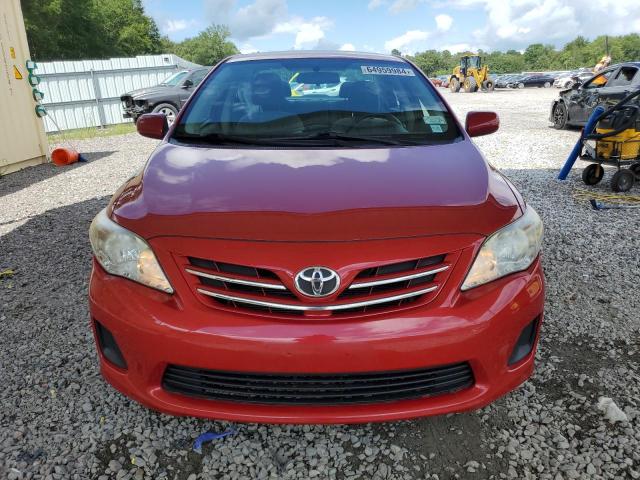 2T1BU4EE3DC018593 - 2013 TOYOTA COROLLA BASE RED photo 5