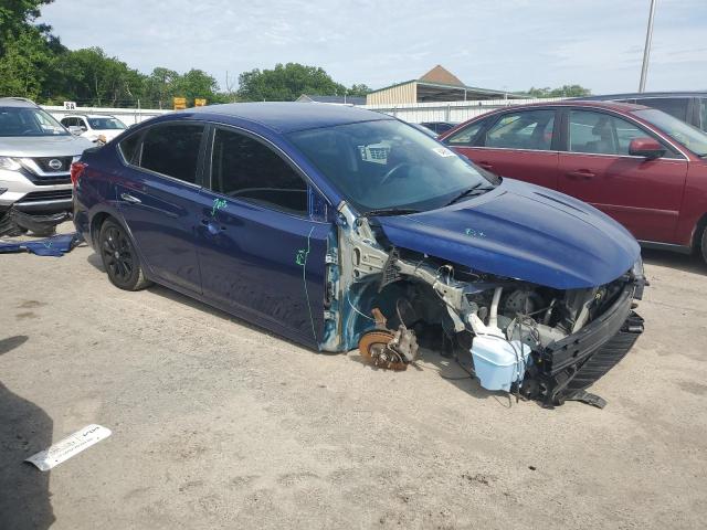 3N1AB7AP0KY359122 - 2019 NISSAN SENTRA S 蓝色 照片 4