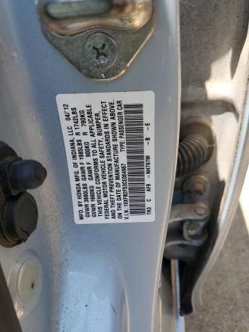 19XFB2F53CE064967 - 2012 HONDA CIVIC LX SILVER photo 12