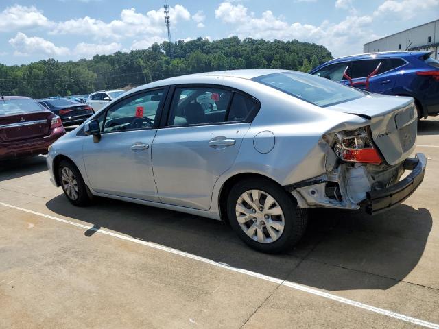 19XFB2F53CE064967 - 2012 HONDA CIVIC LX SILVER photo 2