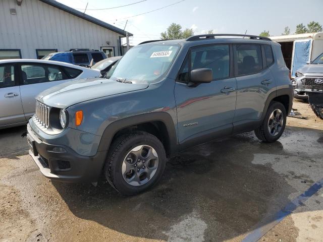 ZACCJBAB2HPG34292 - 2017 JEEP RENEGADE SPORT GRAY photo 1