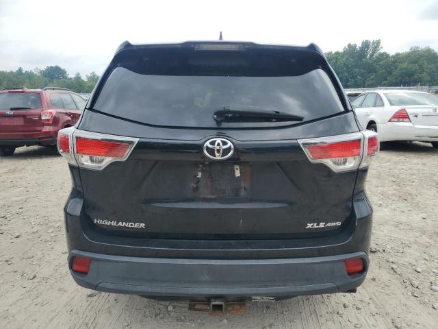 5TDJKRFH8GS252540 - 2016 TOYOTA HIGHLANDER XLE 黑色 照片 6