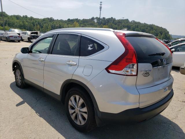 2HKRM4H76EH606627 - 2014 HONDA CR-V EXL SILVER photo 2