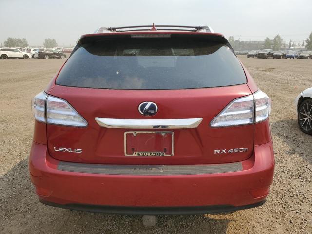 JTJBC1BA9A2020388 - 2010 LEXUS RX 450 RED photo 6