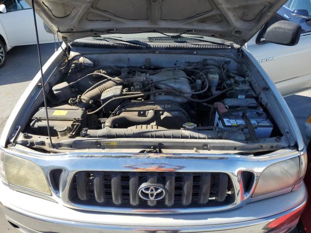 5TESN92NX1Z786060 - 2001 TOYOTA TACOMA XTRACAB PRERUNNER 银色 照片 11