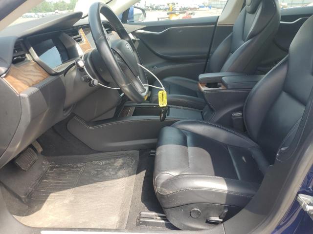 5YJSA1E29JF296757 - 2018 TESLA MODEL S Mavi foto 7