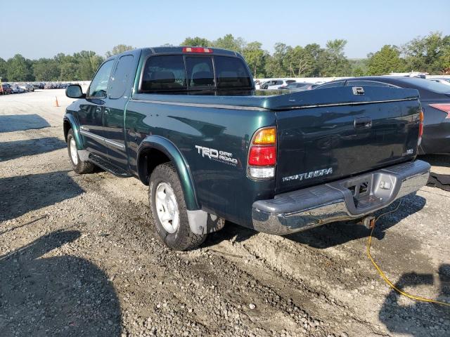 5TBRT34174S449951 - 2004 TOYOTA TUNDRA ACCESS CAB SR5 GREEN photo 2