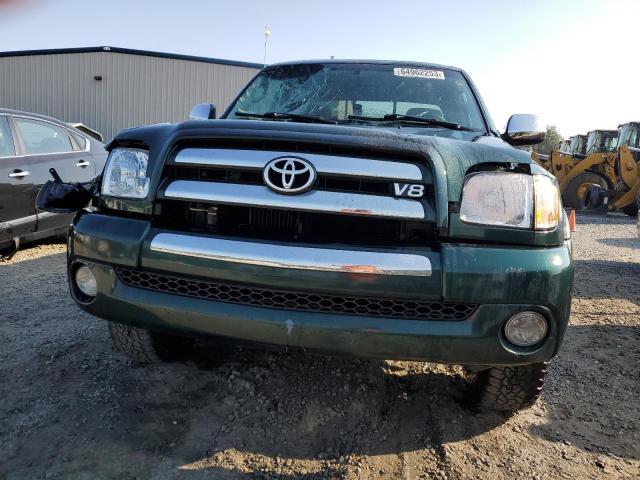 5TBRT34174S449951 - 2004 TOYOTA TUNDRA ACCESS CAB SR5 GREEN photo 5