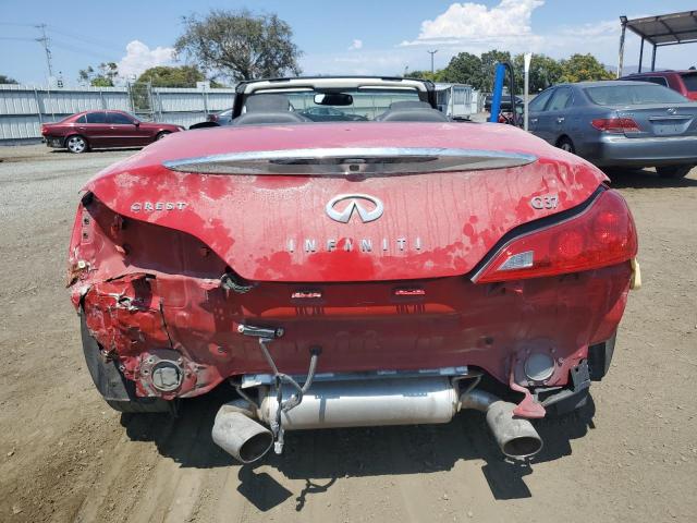 JN1CV6FE6BM951483 - 2011 INFINITI G37 BASE RED photo 6