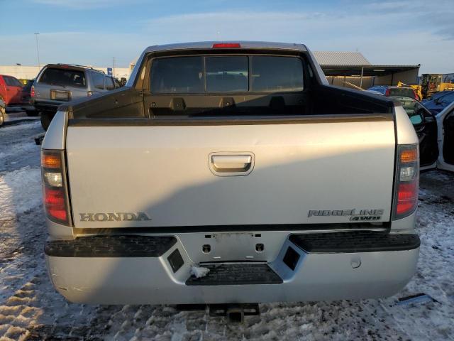 2HJYK16426H505499 - 2006 HONDA RIDGELINE RTS SILVER photo 6