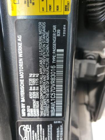 WBAVL1C57DVR83016 - 2013 BMW X1 XDRIVE28I GRAY photo 12