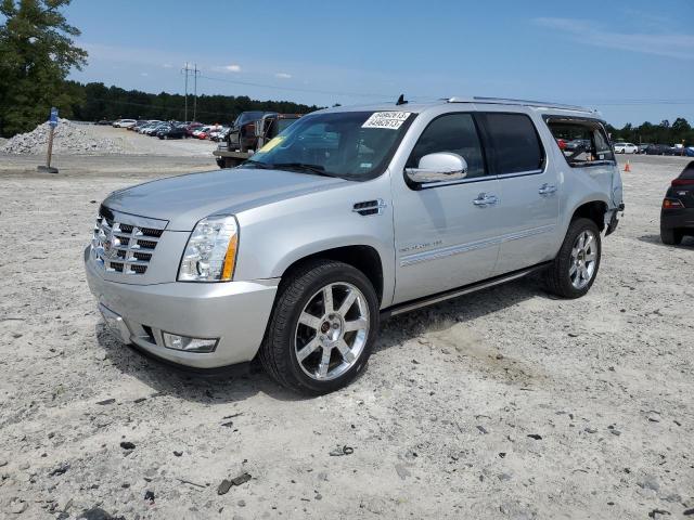 1GYS4HEF4ER131499 - 2014 CADILLAC ESCALADE ESV LUXURY SILVER photo 1