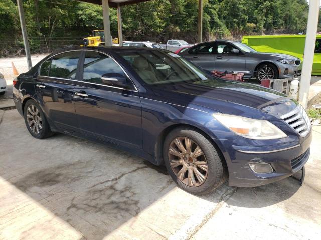 KMHGC4DE0BU115031 - 2011 HYUNDAI GENESIS 3.8L BLUE photo 4