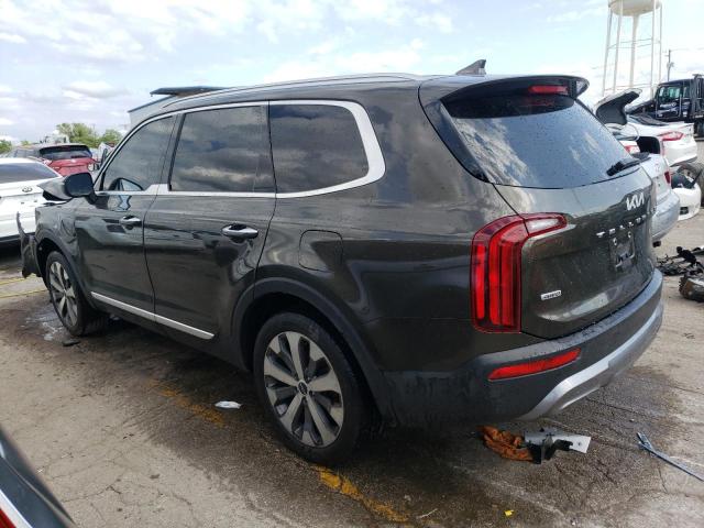 5XYP6DHC1NG321047 - 2022 KIA TELLURIDE S BROWN photo 2