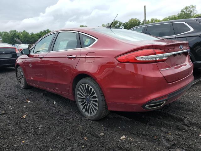 3FA6P0T99HR136466 - 2017 FORD FUSION SE RED photo 2