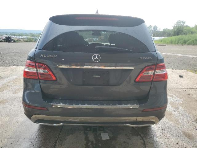 4JGDA5HB1FA617214 - 2015 MERCEDES-BENZ ML 350 4MATIC CHARCOAL photo 6