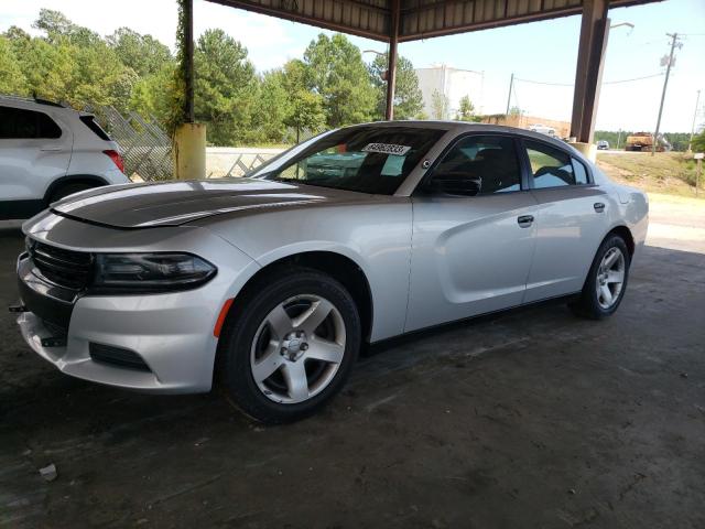 2C3CDXAT1KH627537 - 2019 DODGE CHARGER POLICE SILVER photo 1