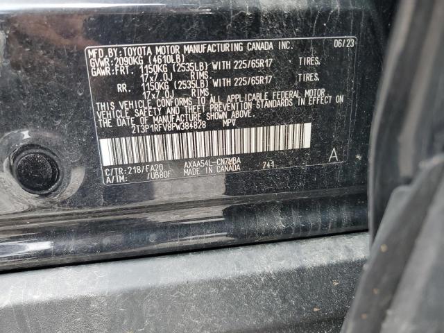 2T3P1RFV8PW384828 - 2023 TOYOTA RAV4 XLE BLACK photo 14