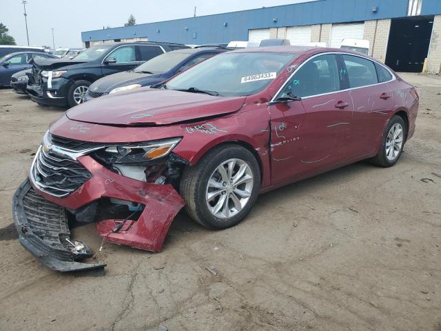 1G1ZD5ST2KF131617 - 2019 CHEVROLET MALIBU LT RED photo 1