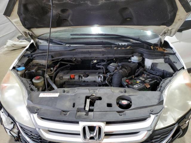 5J6RE4H55AL091423 - 2010 HONDA CR-V EX WHITE photo 12