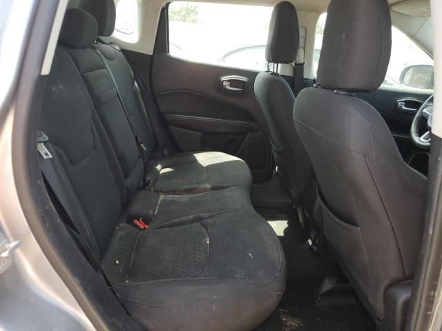 3C4NJCAB7KT686256 - 2019 JEEP COMPASS SPORT SILVER photo 10