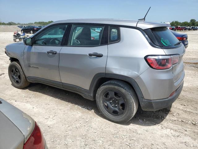 3C4NJCAB7KT686256 - 2019 JEEP COMPASS SPORT SILVER photo 2