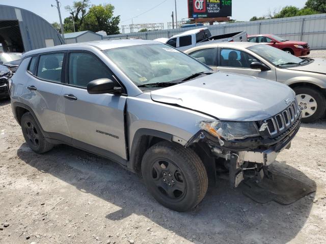 3C4NJCAB7KT686256 - 2019 JEEP COMPASS SPORT SILVER photo 4