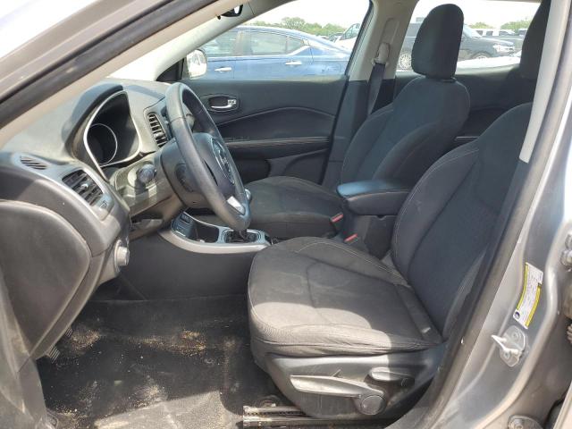 3C4NJCAB7KT686256 - 2019 JEEP COMPASS SPORT SILVER photo 7
