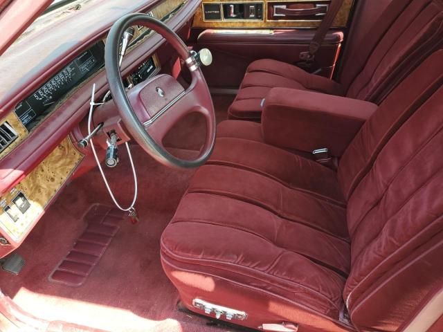 1G4HR54C2LH407250 - 1990 BUICK LESABRE LIMITED MAROON photo 7