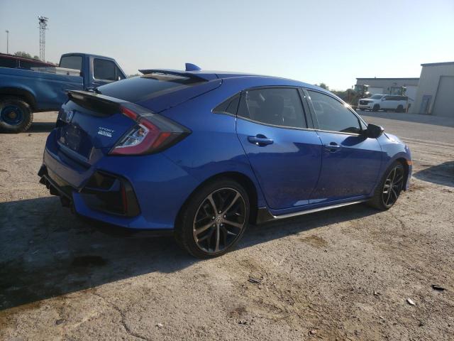 SHHFK7H42LU220443 - 2020 HONDA CIVIC SPORT 蓝色 照片 3