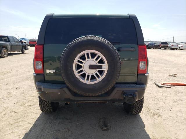 5GTDN136968107348 - 2006 HUMMER H3 GREEN photo 6