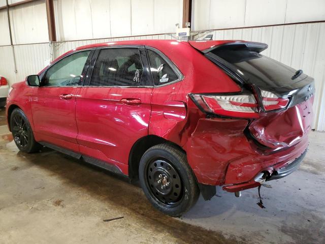 2FMPK4J95NBB12422 - 2022 FORD EDGE SEL RED photo 2