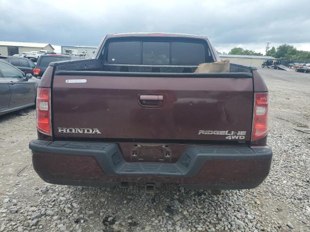 5FPYK1F57BB010350 - 2011 HONDA RIDGELINE RTL MAROON photo 11